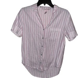XS Victoria Secret Pajama Top Botton Up